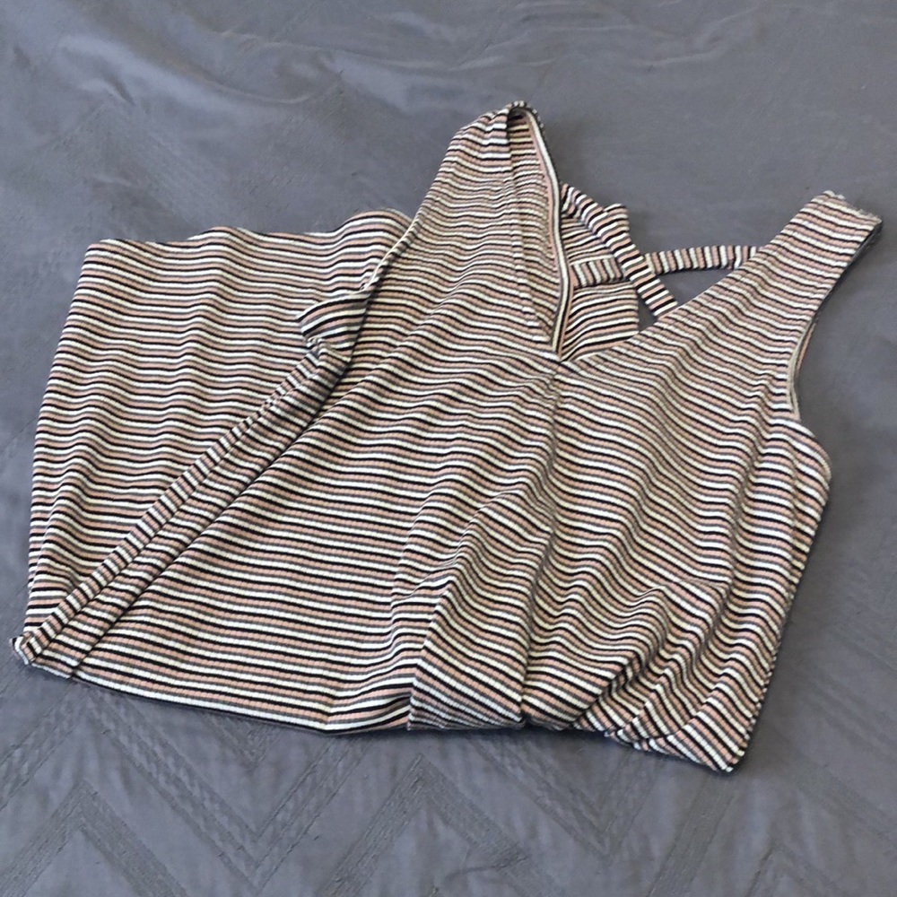 Floral and Femme Striped Dress